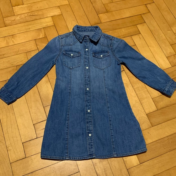 Button down Jean Dress - Picture 1 of 4